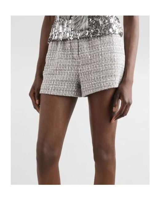 Dolce & Gabbana Gray Belt Loop Shorts