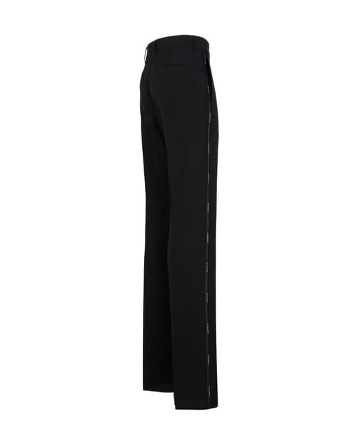 Givenchy Black Straight-Leg Tailored Pants for men