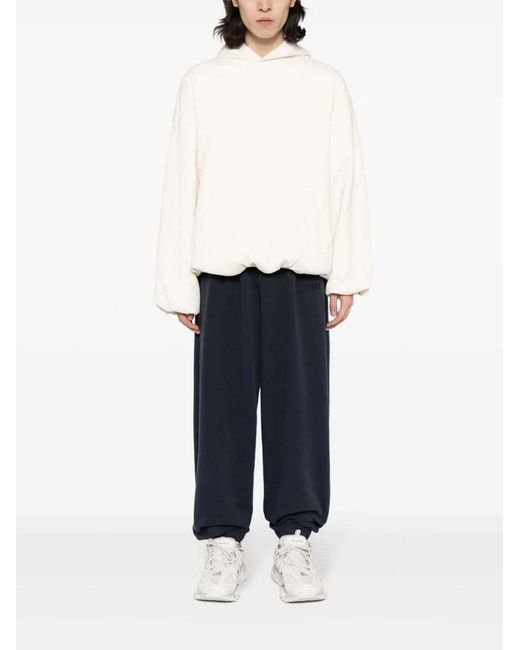 Vetements Blue Logo-Embroidered Track Pants for men