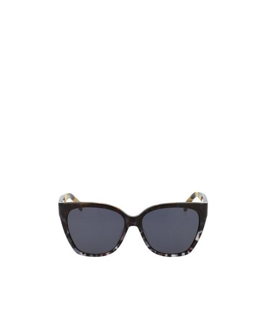 Moschino Blue Eyewear Butterfly Frame Sunglasses