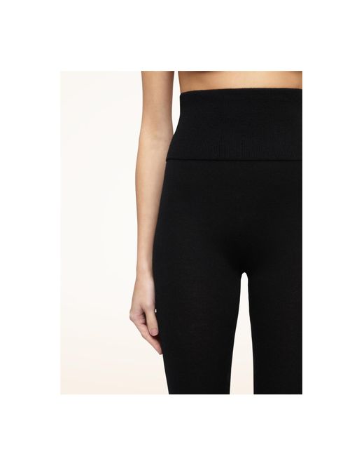 Wolford Black High-Waisted Leggings