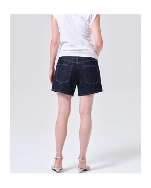 Agolde Blue Leith Short (Weightless)