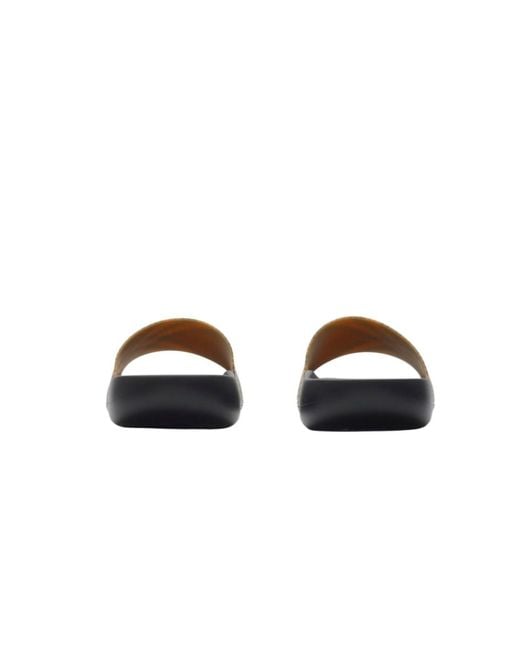 Burberry Multicolor Dive Checked Slip-On Slides for men