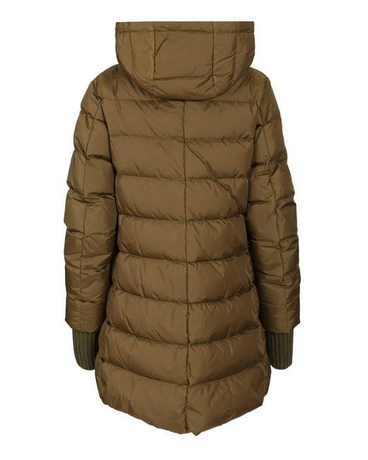 Herno Green "A-Shape" Down Jacket
