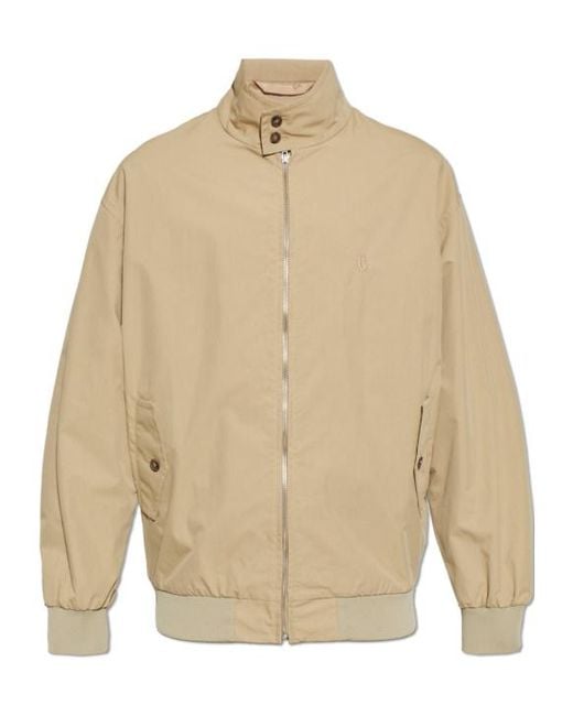 MM6 by Maison Margiela Natural High Neck Zipped Jacket for men