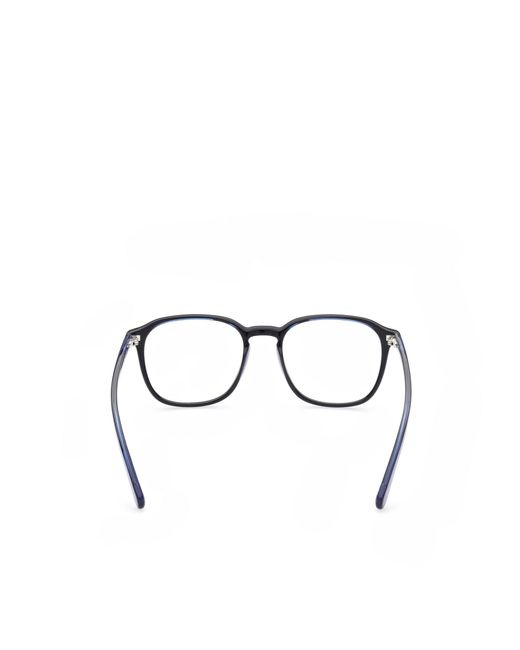 Moncler Metallic Logo-Print Square-Frame Glasses for men