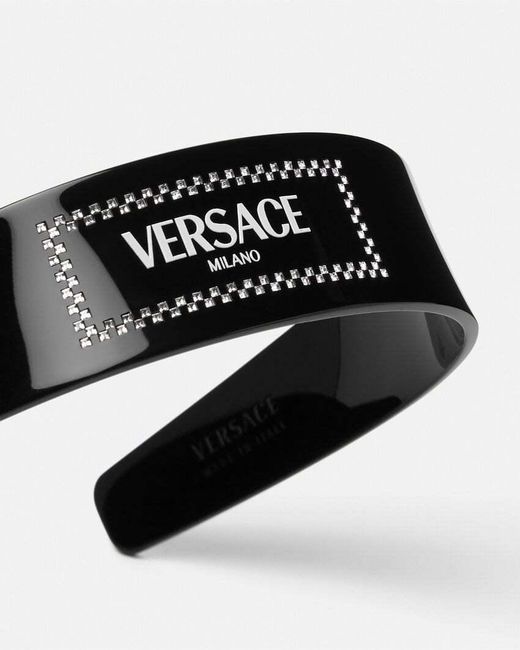 Versace Metallic Logo-Embellished Headband