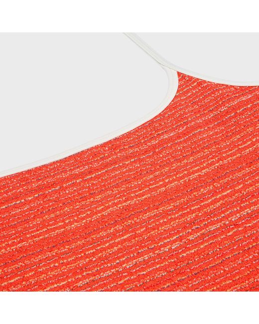 Céline Red Swimsuit