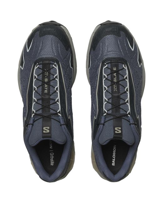 Salomon Lab Blue Salomon Xt-Slate Mesh-Panelled Sneakers for men