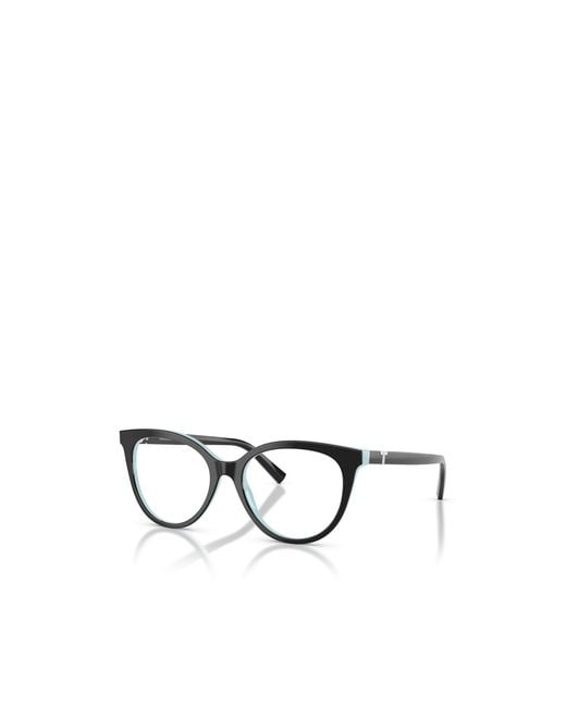 Tiffany & Co White Round Frame Glasses