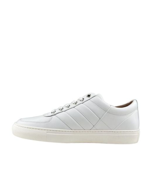 Bally White Logo Casual Sneakers for men