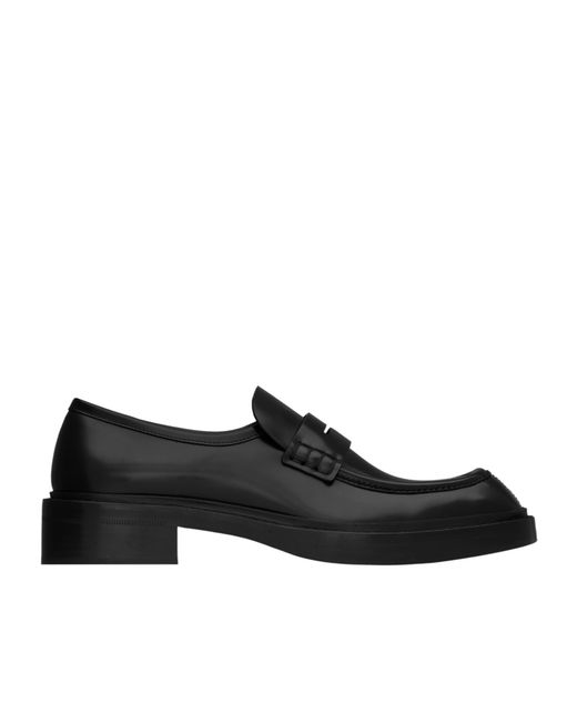 Saint Laurent Black Harvey Loafers for men