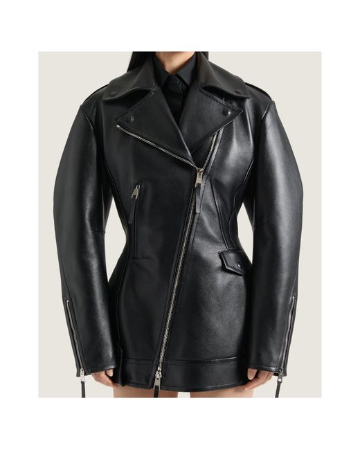 Givenchy Black Cinched Biker Jacket