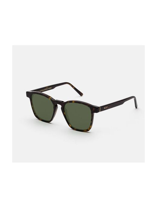 Retrosuperfuture Green Square Sunglasses for men