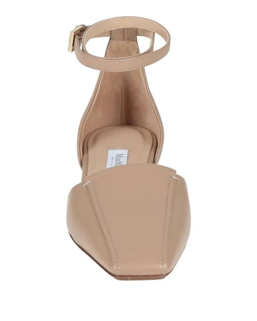 Max Mara Natural Minimal Ballet Flats