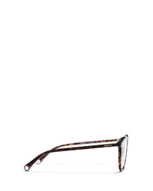 Chanel White Round Frame Flat Mirror