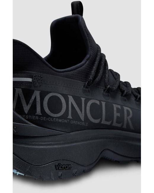 Moncler Black Trailgrip Lite 2 Lace-Up Trainers for men