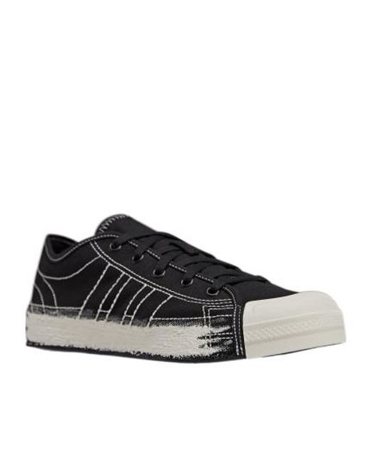 Adidas Black Nizza Lo Low Top Casual Shoes for men
