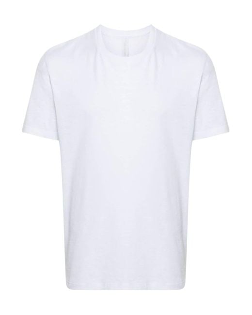 Neil Barrett White Slub-Texture Cotton T-Shirt for men