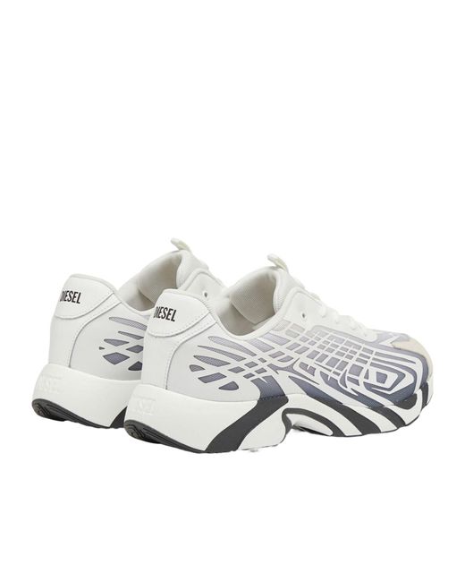 DIESEL White S-D-Vit's 500 Low Sneakers for men