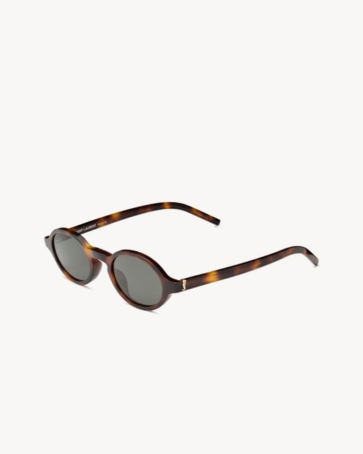 Saint Laurent Multicolor Sl M161 Round-Frame Sunglasses