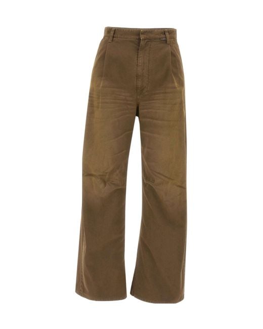 MM6 by Maison Margiela Natural Straight Leg Jeans
