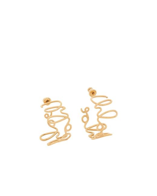 Chloé Metallic Chloé The Chloé Iconic Hoop Earrings