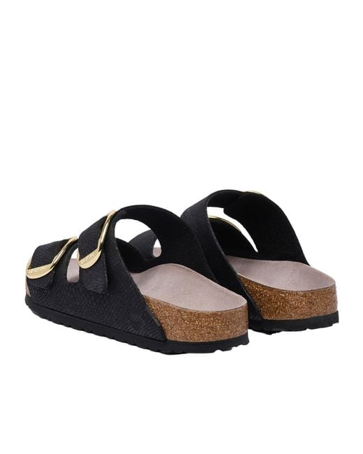 Birkenstock Black Flat Sandals