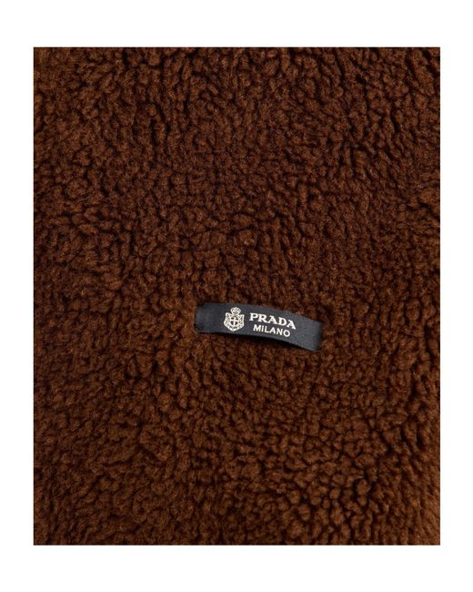 Prada Brown Fleece Jacket