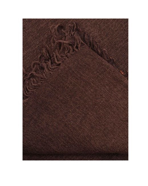 Faliero Sarti Brown Square Scarf