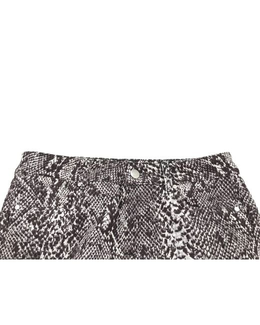 Sportmax Gray Logo Details Casual Pants