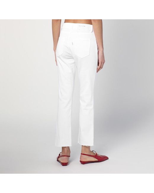Department 5 White Clar Boot Jeans