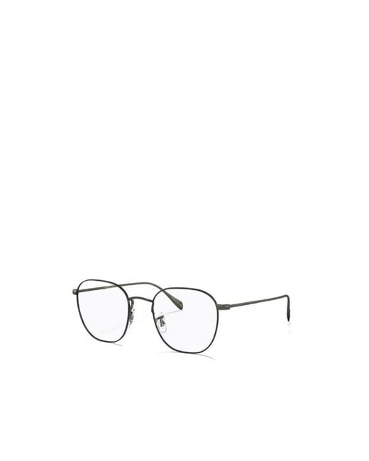 Oliver Peoples White Square Mirror for men