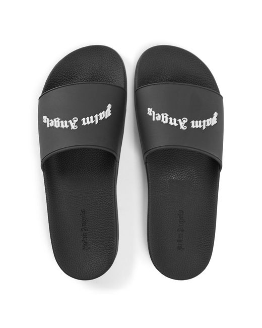 Palm Angels Black Pool Sliders