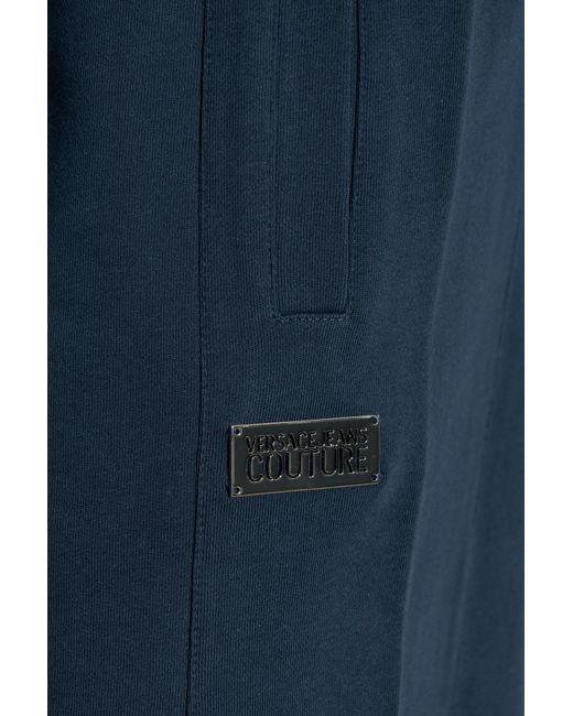 Versace Blue Jeans Couture Logo Drawstring Shorts for men