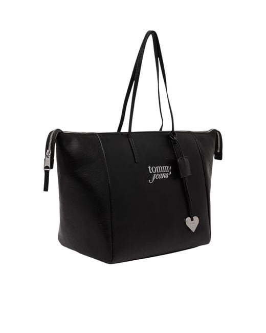 Tommy Hilfiger Black Double-Handled Tote Bag