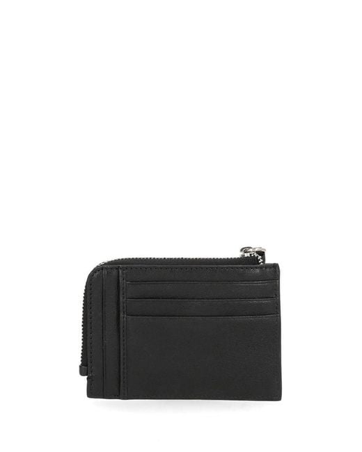 Vivienne Westwood Black Zip-Around Card Wallet