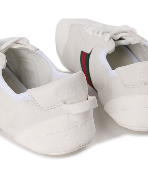 Chloé White Leather Sports Shoes
