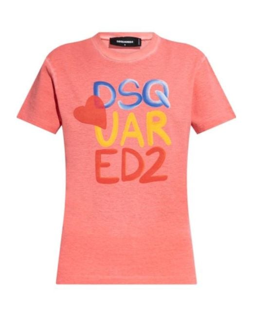DSquared² Pink T-Shirts
