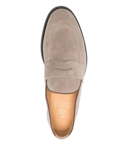Brunello Cucinelli Pink Peny Loafers for men