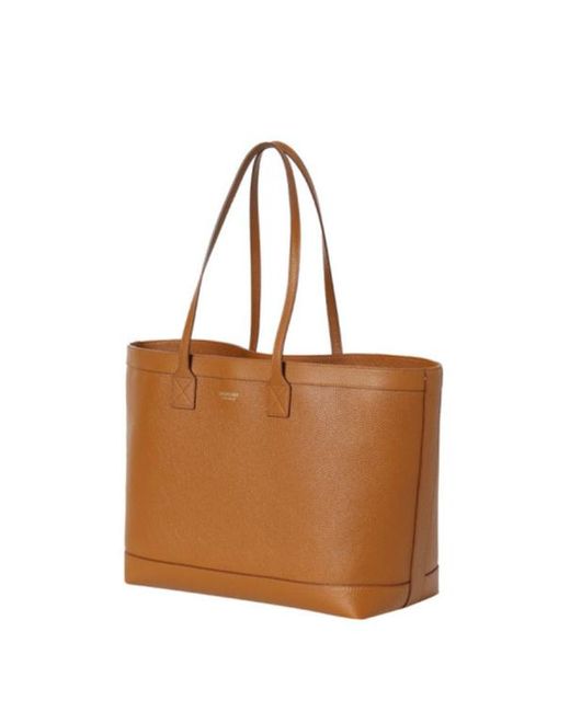 Burberry Brown Double-Handled Handbag