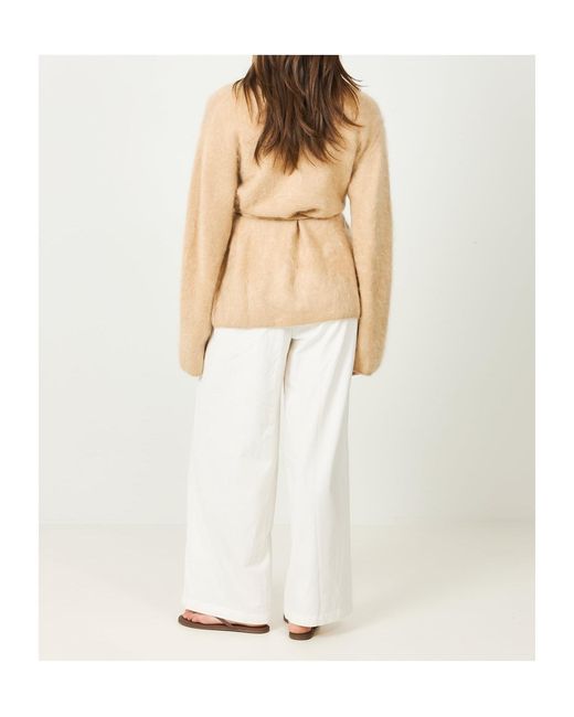 Soft Goat Natural Long-Sleeved Knitwear