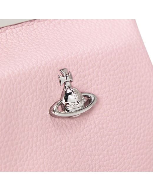 Vivienne Westwood Pink Solid-Color Clutch Bag