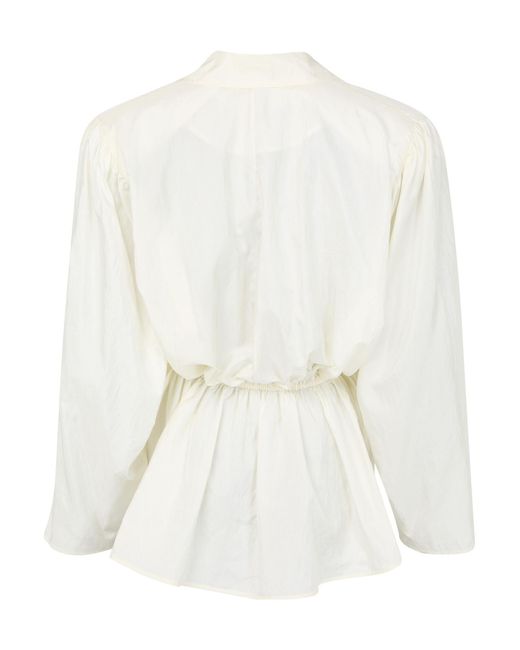 Chloé White Long-Sleeved Shirt