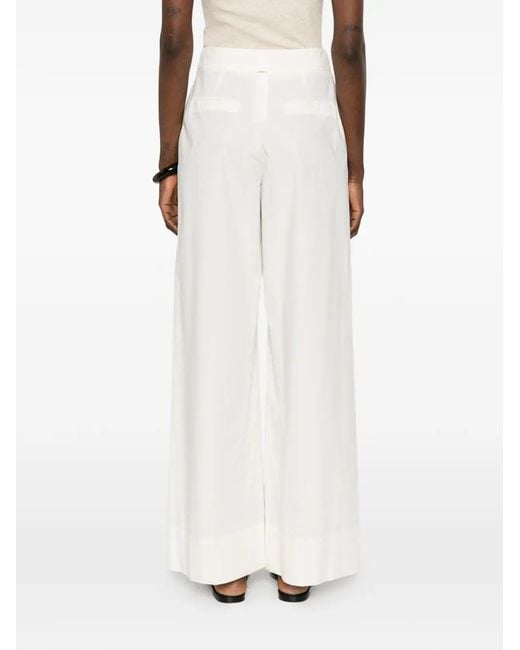 Twinset White Pocket Trousers