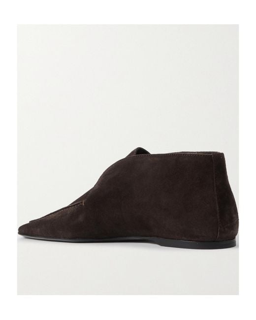 Totême Brown Leather Loafers