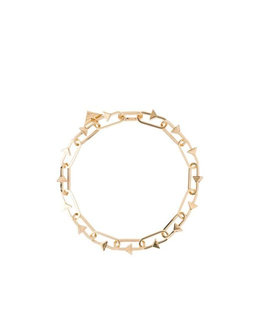 Prada Metallic Metal Necklace