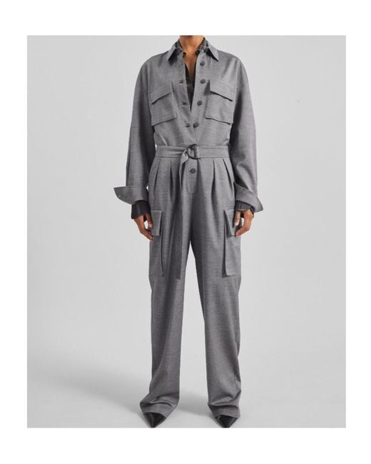 Frankie Shop Gray Linda Jumpsuit