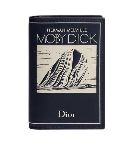 Dior Blue Bifold Card Holder for men