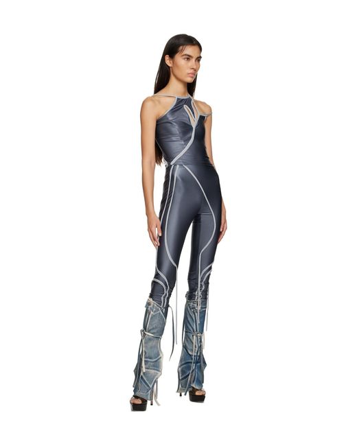 OTTOLINGER Blue Cut-Out Vest Top
